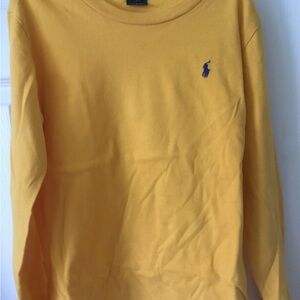 Ralph Lauren Boys Mustard Crewneck Sweater